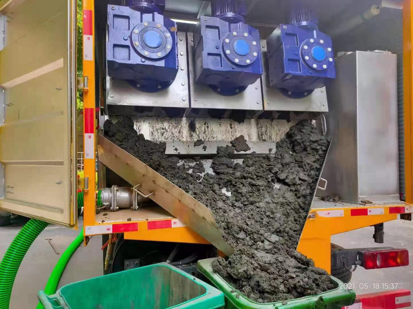 沿河化粪池清掏城市维护站-泥浆净化干湿分离处理